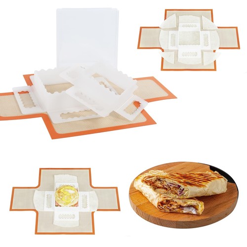 Tortilla roll folding tool - tortilla,