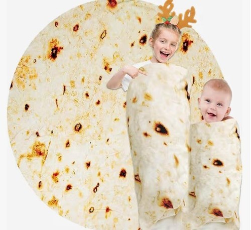 Tortilla plush double - tortilla, sided